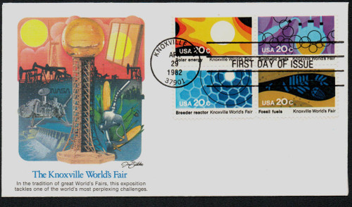 2006-09 FDC - 1982 20c Knoxville World's Fair