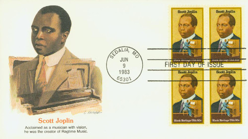 2044 FDC - 1983 20c Black Heritage: Scott Joplin