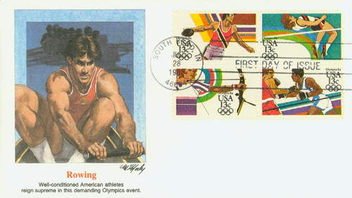 2048-51 FDC - 1983 13c Los Angeles Summer Olympics
