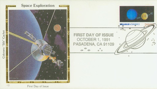 2575 FDC - 1991 29c Space Exploration: Uranus