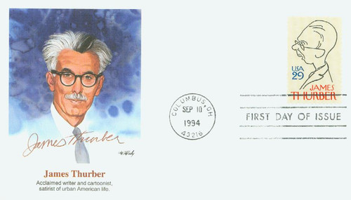 2862 FDC - 1994 29c Literary Arts: James Thurber