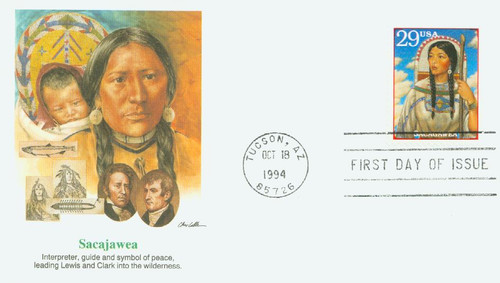 2869s FDC - 1994 29c Legends of the West: Sacagawea
