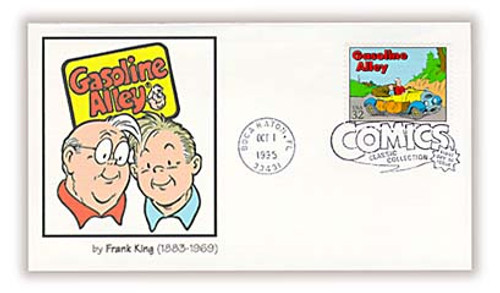 3000h FDC - 1995 32c Comic Strip Classics: Gasoline Alley