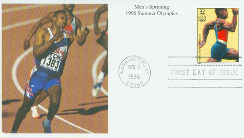 3068m FDC - 1996 32c Olympic Games: Men's Sprints