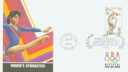 3087 FDC - 1996 32c Centennial Olympic Games