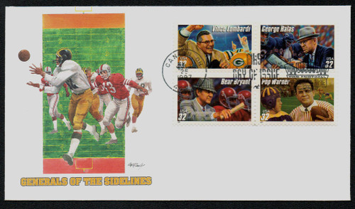 3143-46 FDC - 1997 32c Football Coaches