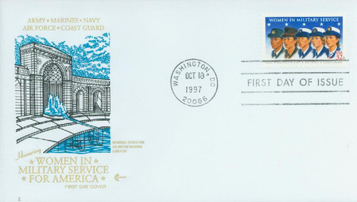 3174 FDC - 1997 32c Women in Military Service
