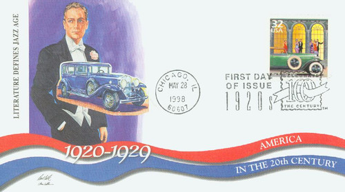 3184b FDC - 1998 32c Celebrate the Century - 1920s: Gatsby Style