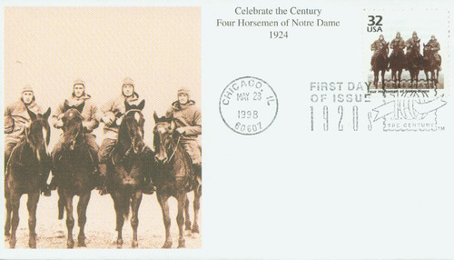 3184l FDC - 1998 32c Celebrate the Century - 1920s: Four Horsemen