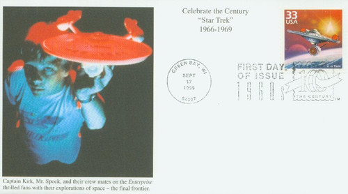 3188e FDC - 1999 33c Celebrate the Century - 1960s: Star Trek