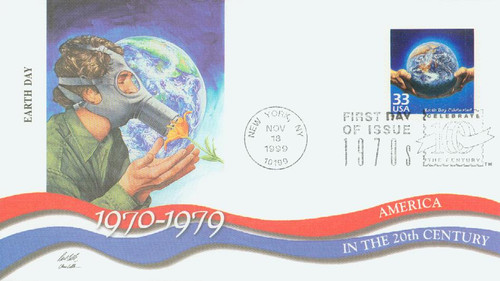 3189a FDC - 1999 33c Celebrate the Century - 1970s: Earth Day