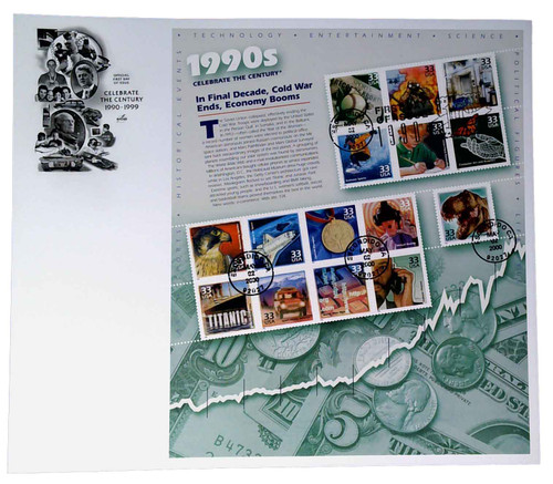 3191 FDC - 2000 33c Celebrate the Century: 1990s