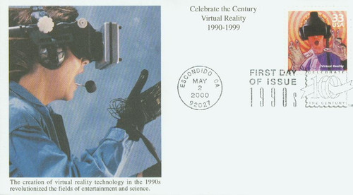 3191j FDC - 2000 33c Celebrate the Century - 1990s: Virtual Reality