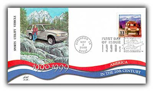 3191m FDC - 2000 33c Celebrate the Century - 1990s: Sports Utility Vehicles