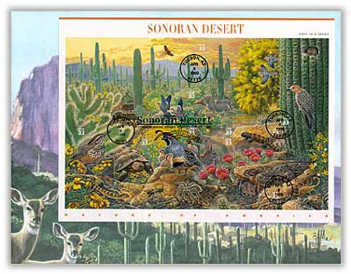 3293 FDC - 1999 33c Nature of America: Sonoran Desert Desert