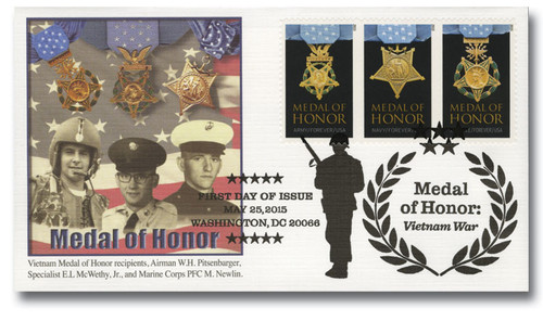 4988a FDC - 2015 First-Class Forever Stamp - Medal of Honor: Vietnam War