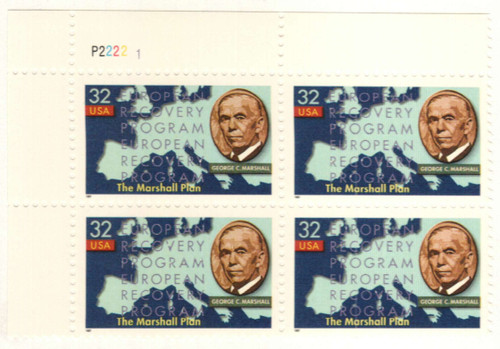 3141 PB - 1997 32c Marshall Plan