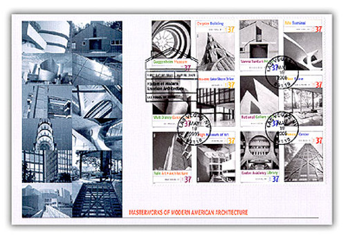 3910 FDC - 2005 37c Masterworks of Modern American Architecture