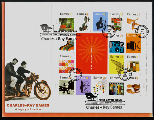 4333 FDC - 2008 42c Charles and Ray Eames