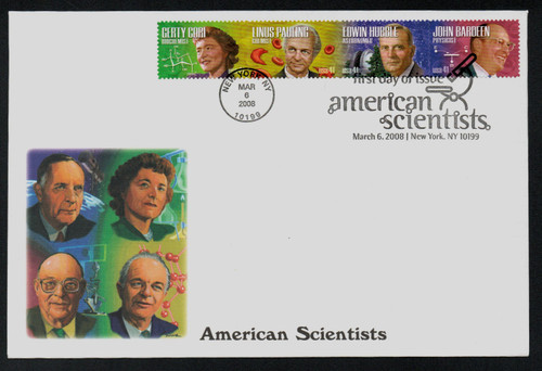 4224-27 FDC - 2008 41c American Scientists