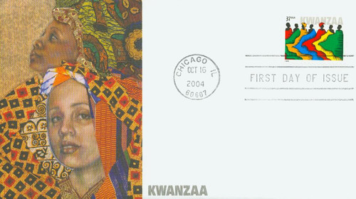 3881 FDC - 2004 37c Kwanzaa