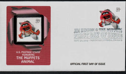 3944g FDC - 2005 37c Jim Henson: Animal