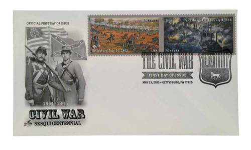 4787-88 FDC - 2013 First-Class Forever Stamp - The Civil War Sesquicentennial, 1863