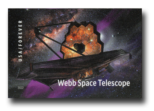 5720a PB - 2022 First-Class Forever Stamp - Imperforate James Webb Space Telescope