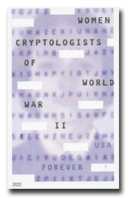 5738a PB - 2022 First-Class Forever Stamp - Imperforate Women Cryptologists of World War II