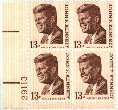 1287 PB - 1967 13c Prominent Americans: John F. Kennedy