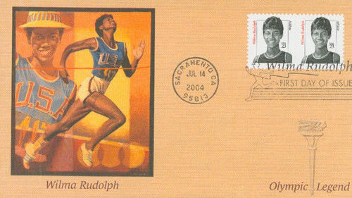 3422 FDC - 2004 23c Distinguished Americans: Wilma Rudolph