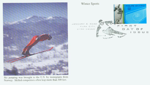 3555 FDC - 2002 34c Winter Olympics: Figure Skating