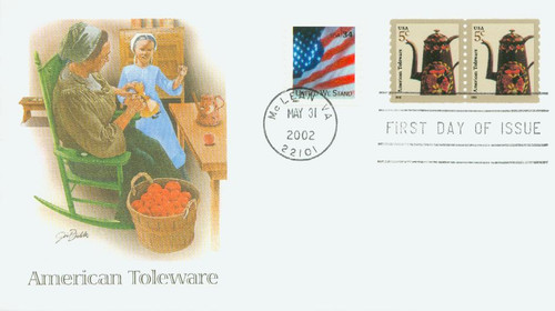 3612 FDC - 2002 5c American Toleware