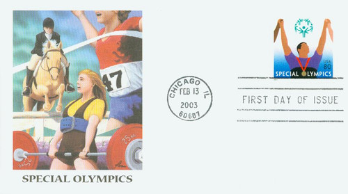 3771 FDC - 2003 80c Special Olympics