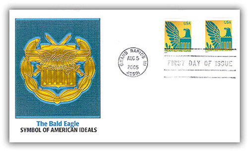 3795a FDC - 2005 ND (25c) Presorted Blue Eagle Coil FDC