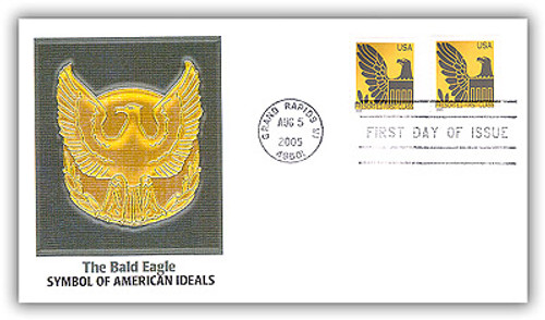 3797a FDC - 2005 ND (25c) Presorted Eagle (Gray) Coil FDC