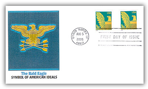 3798a FDC - 2005 ND (25c) Presorted Eagle (Blue) Coil FDC