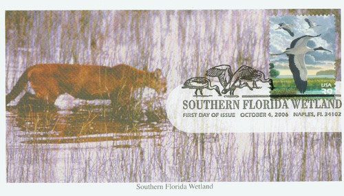 4099b FDC - 2006 39c Southern Florida Wetland: Wood Stork