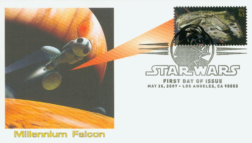 4143b FDC - 2007 41c Star Wars: Millennium Falcon