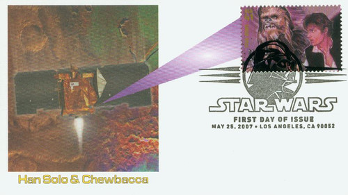 4143l FDC - 2007 41c Star Wars: Han Solo