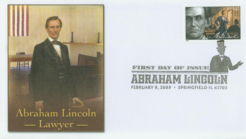 4381 FDC - 2009 42c Abraham Lincoln: Lawyer