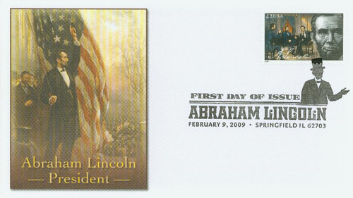 4383 FDC - 2009 42c Abraham Lincoln: President