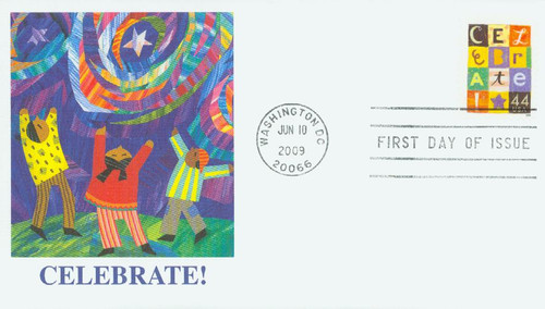 4407 FDC - 2009 44c Celebrate!