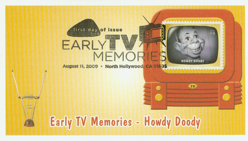 4414d FDC - 2009 44c Early TV Memories: Howdy Doody