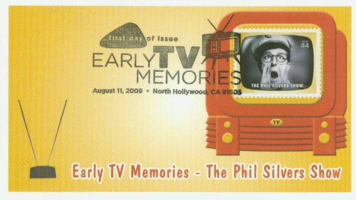 4414l FDC - 2009 44c Early TV Memories: The Phil Silvers Show