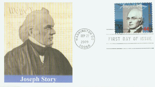 4422d FDC - 2009 44c Supreme Court Justices: Joseph Story