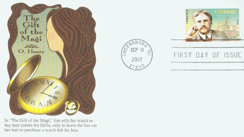 4705 FDC - 2012 First-Class Forever Stamp - O. Henry