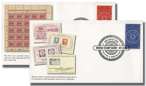 5010-11b FDC - 2015 First-Class Forever Stamp - Imperforate 2016 World Stamp Show, New York City