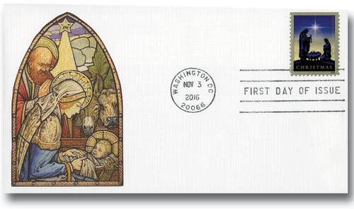 5144 FDC - 2016 First-Class Forever Stamp - Traditional Christmas: Nativity