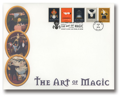 5301-05 FDC - 2018 First-Class Forever Stamp - The Art of Magic